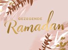 ramadan kaart gezegende ramadan